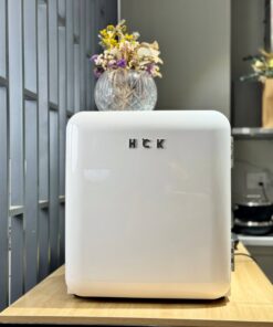 Alternative view of Tủ lạnh mini retro HCK BC-46R 48L – màu trắng, cửa kín