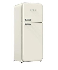 Tủ lạnh retro HCK BCD-192R-S 192L – 2 ngăn, màu kem